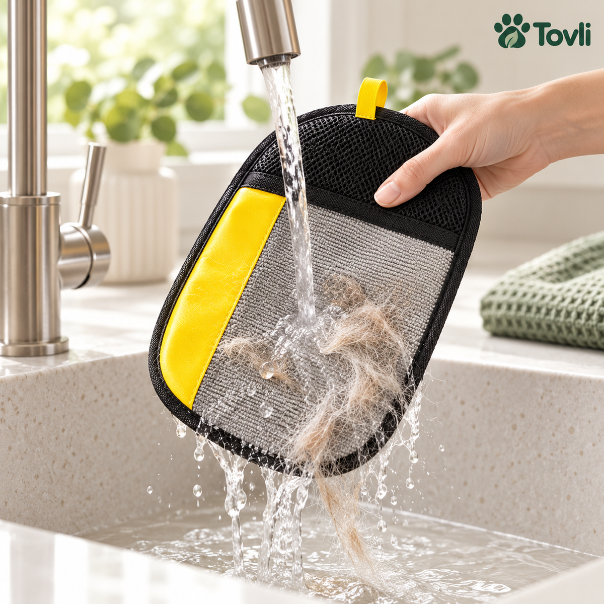 Reusable Pet-Hair Removal Glove